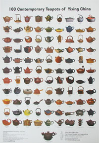 Poster, 100 Teapot of Yixing 
